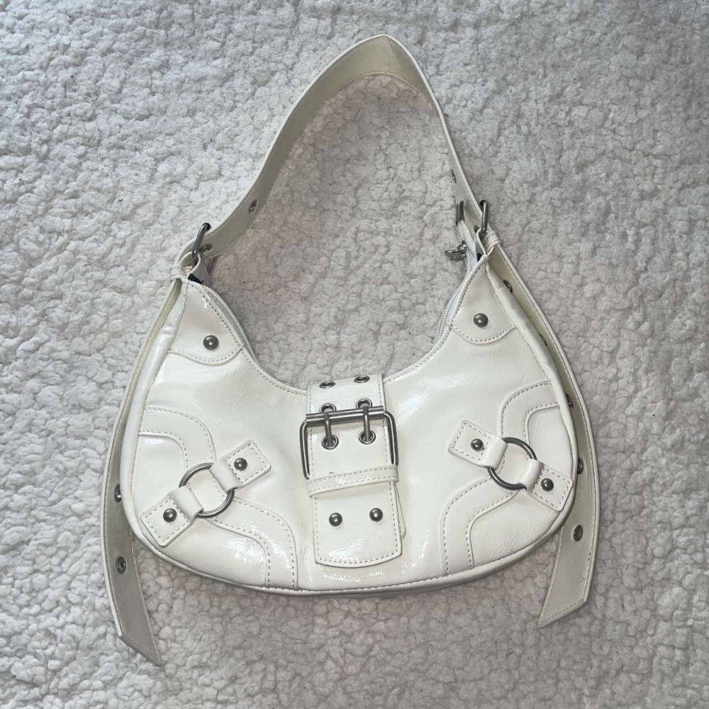 Y2K studded shoulder purse